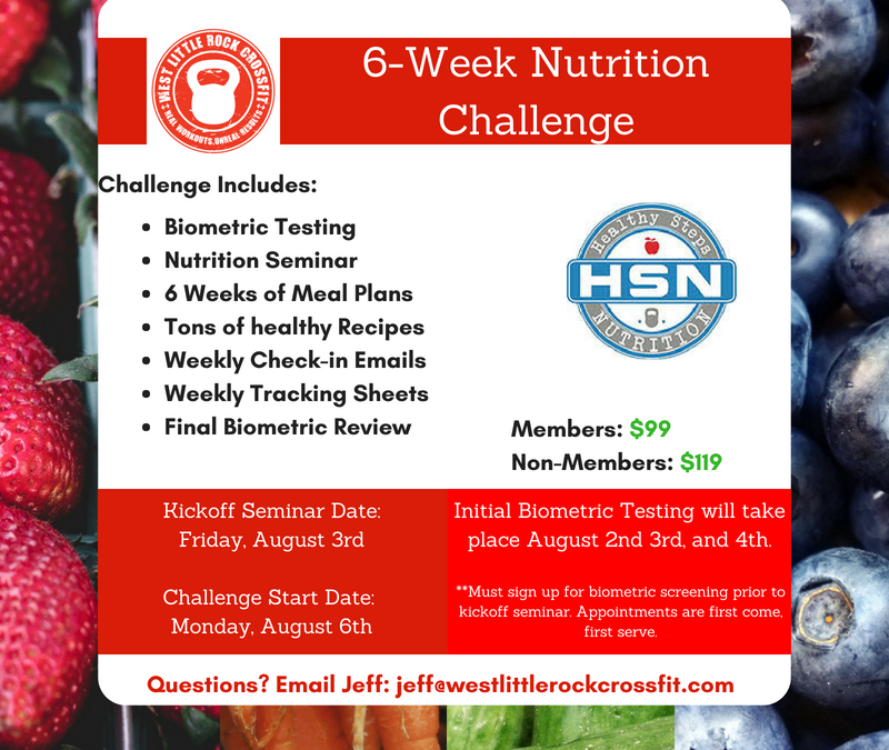 6 Week Nutrition Challenge